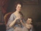 Mrs. David Forman and child, Brooklyn Museum (1795)