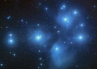 The Pleiades star cluster