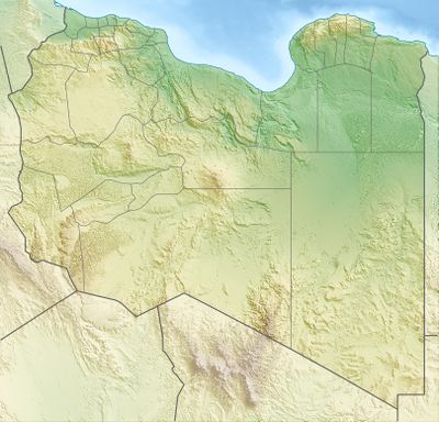 Location map Libya