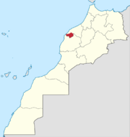 الموقع داخل إقليم سيدي بنور وحالة من سيدي بنور