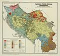 Ethnic map of Yugoslavia, 1940.