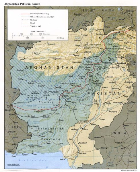 ملف:Durand Line Border Between Afghanistan And Pakistan.jpg