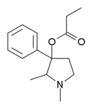 Chemical structure of Prodilidine.