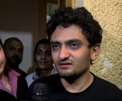 وائل غنيم بعد الافراج عنه في 7 فبراير 2011.jpg