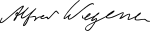 Alfred Wegener Signature.svg