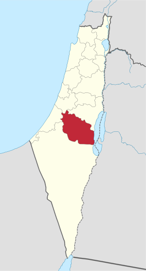 Hebron Subdistrict In Mandatory Palestine 1920-1948.svg