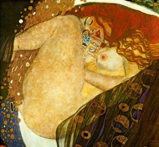 Gustav Klimt's Danaë, 1907.