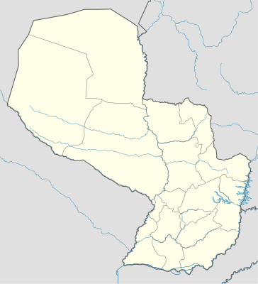 Location map Paraguay