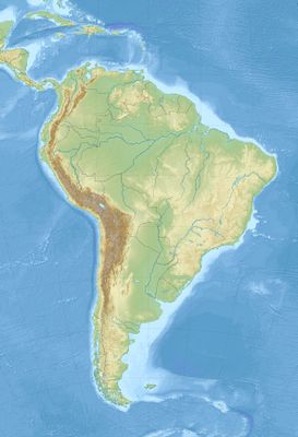 Location map South America