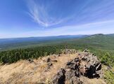 View from mount Yamantau second peak (Bolshaya Yamantau)