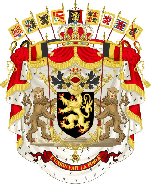 ملف:Greater Coat of Arms of Belgium.svg