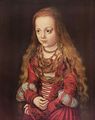 Portrait of a Saxon Princess {possibly George of Saxony's daughter-in-law Elizabeth of Hesse. {See [2]}.