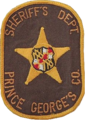 Patch of the Prince George's County Sheriff's Office (1970s)