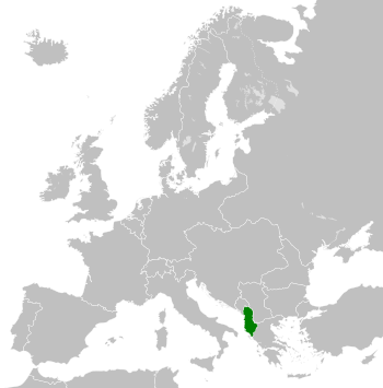 The Principality of Albania in 1914.