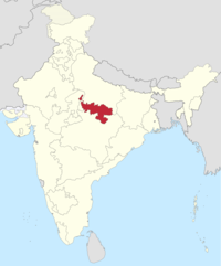 Vindhya Pradesh in India (1951).svg