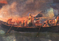لوحة للاسكارينا بوبولينا وأسطولها