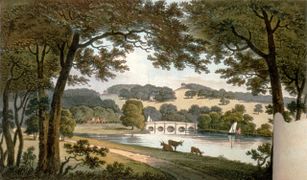 Water at Wentworth, Humphry Repton. 1752-1818.