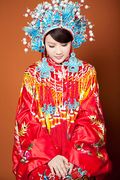 Chinese traditional wedding dress, Qing Dynasty style