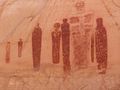 Pictographs from the Great Gallery, Canyonlands National Park