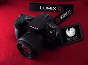 A Panasonic Lumix camera