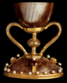 The Holy Grail of Valencia, the cup made from agate carved during the time of Christ[11]