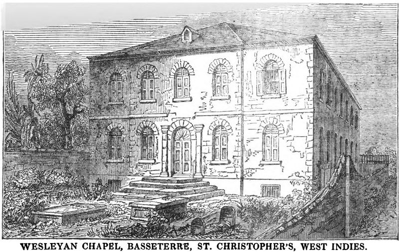 ملف:Wesleyan Chapel, Basseterre, St. Christopher's, West Indies (VII, p.18, February 1950) - Copy.jpg
