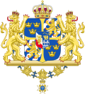 Greater coat of arms of Sweden (without ermine mantling).svg