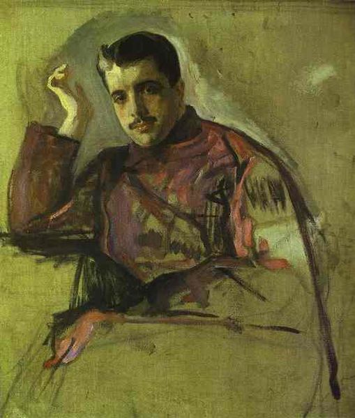 ملف:Sergej Diaghilev (1872-1929) ritratto da Valentin Aleksandrovich Serov.jpg