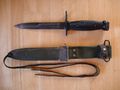 M7 Bayonet and M8A1 Sheath used with M16 rifle