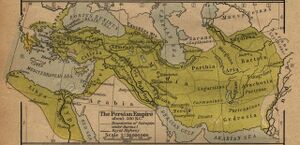 a map of the Persian Achaemenid empire
