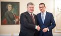 Morawiecki with Ukrainian president Petro Poroshenko, Munich, Germany 2018