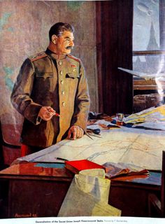 رشتنيكوڤ: الجنراليسيمو الرابع ستالين في الكرملن. (1948).