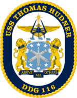 USS Thomas Hudner DDG-116 Crest.png