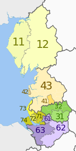 NUTS 3 regions of North West England 2010 map.svg