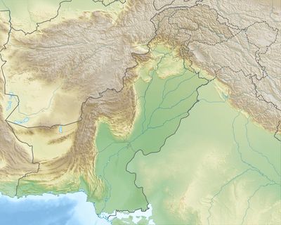 Location map Pakistan