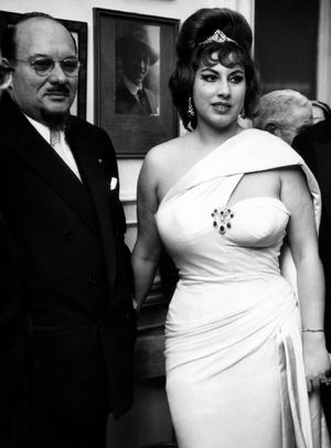 إرما كابيتشى مينوتولو والملك فاروق عام 1963