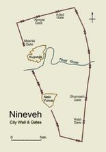 مخطط مدينة نينوى.