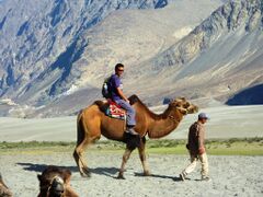 Riding in Nubra Valley, India