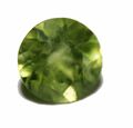 Peridot with milky inclusion.