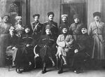 Leaders of the MRNC, with Prime Minister Tapa Tchermoeff seated in the front row centre