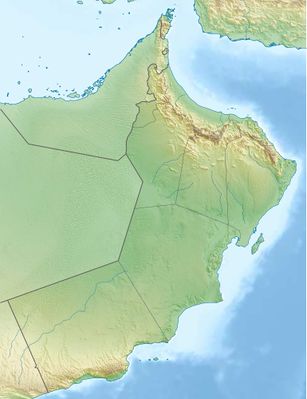 Location map Oman