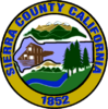 الختم الرسمي لـ Sierra County, California
