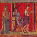 The Villa of the Mysteries in Pompeii was a showcase for the expensive vermilion pigment made from ground cinnabar.