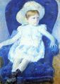 Elsie in a Blue Chair (1880)