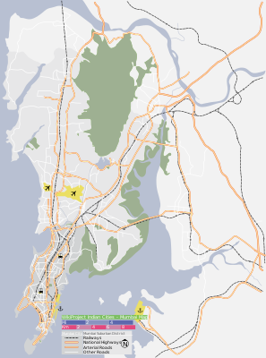 Location map Mumbai