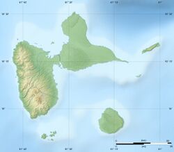 Location map/data/Guadeloupe is located in Guadeloupe