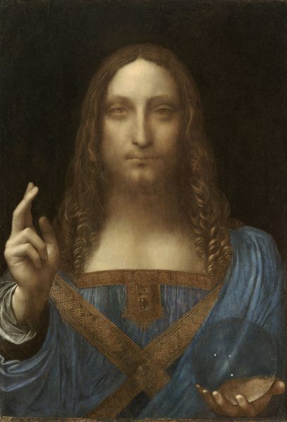 ملف:Leonardo da Vinci, Salvator Mundi, c.1500, oil on walnut, 45.4 × 65.6 cm.jpg