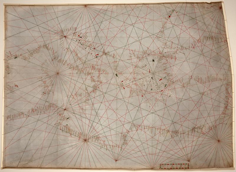 ملف:Mediterranean chart fourteenth century2.jpg