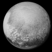 Pluto viewed by New Horizons (July 12, 2015).