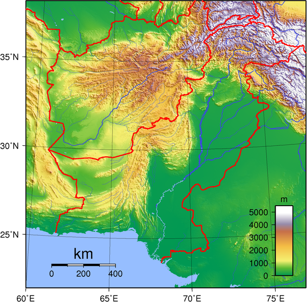 ملف:Pakistan Topography.png